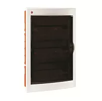 Щит распределительный встраиваемый ЩРв-54 IP40 пластиковый белый прозрачная дверь | код 81554 | DKC